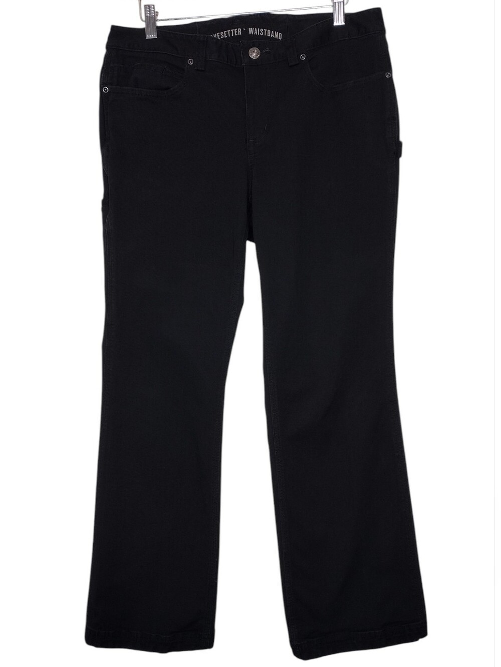 Duluth Trading Co Black Straight-Leg Work Pants Sz 10×29